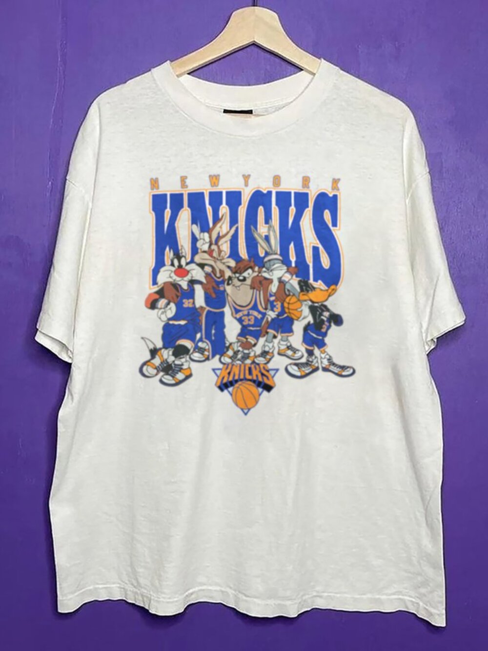 Vintage New York Knicks Looney Tunes Logo Shirt, Basketball 2022-23 Unisex Shirt